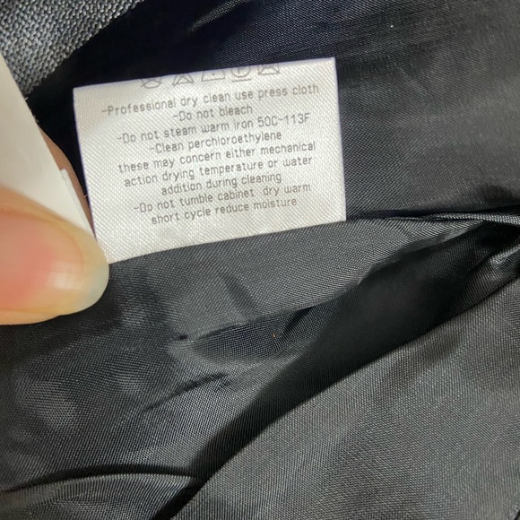 Giorgio Armani grey black designer blazer  Sz 38 - Picture 8 of 13